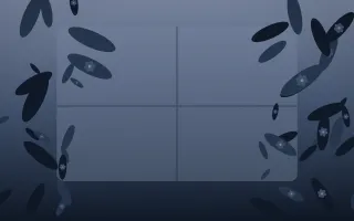 Moonlight Cottagecore VII — dark blue cottagecore background, variation VII