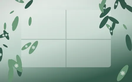 Spring Rain Cottagecore — light white and green cottagecore background