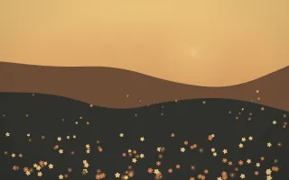 Autumn Glow Countryside VII — colourful orange, brown and grey countryside background, variation VII