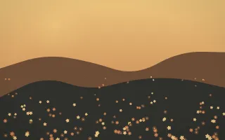 Autumn Glow Countryside VIII — colourful orange, brown and grey countryside background, variation VIII