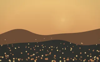 Autumn Glow Countryside X — colourful orange, brown and grey countryside background, variation X