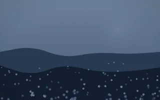 Blue Hour Countryside III — dark blue countryside background, variation III