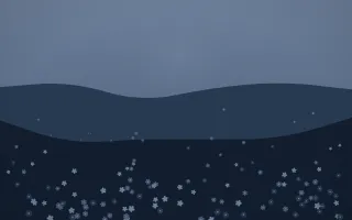 Blue Hour Countryside V — dark blue countryside background, variation V
