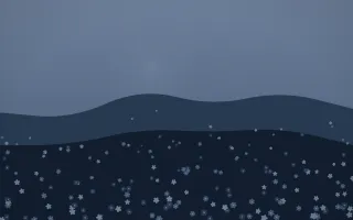 Blue Hour Countryside XI — dark blue countryside background, variation XI