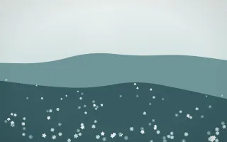Coastal Mist Countryside II — light white and teal countryside background, variation II