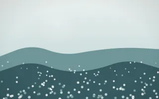 Coastal Mist Countryside VIII — light white and teal countryside background, variation VIII