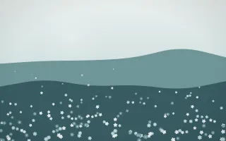 Coastal Mist Countryside XI — light white and teal countryside background, variation XI