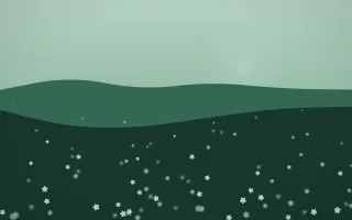 Emerald Mist Countryside — dark green countryside background