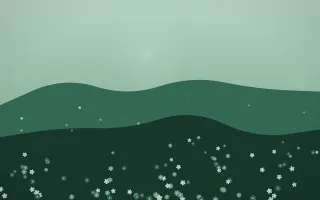 Emerald Mist Countryside III — dark green countryside background, variation III