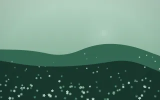 Emerald Mist Countryside IV — dark green countryside background, variation IV