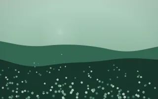 Emerald Mist Countryside IX — dark green countryside background, variation IX