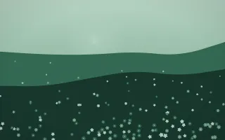 Emerald Mist Countryside VI — dark green countryside background, variation VI