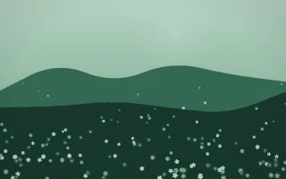 Emerald Mist Countryside VII — dark green countryside background, variation VII