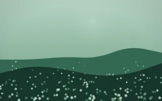 Emerald Mist Countryside X — dark green countryside background, variation X