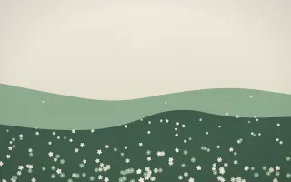 First Light Countryside IX — light beige and green countryside background, variation IX