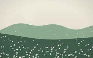 First Light Countryside VIII — light beige and green countryside background, variation VIII