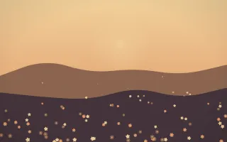 Golden Hour Countryside — colourful orange and pink countryside background