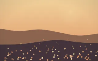 Golden Hour Countryside II — colourful orange and pink countryside background, variation II