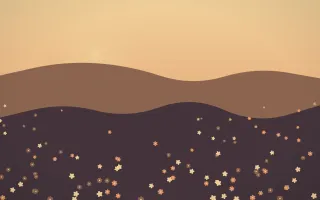 Golden Hour Countryside III — colourful orange and pink countryside background, variation III