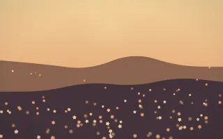 Golden Hour Countryside IV — colourful orange and pink countryside background, variation IV