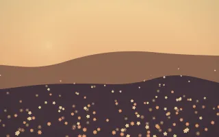 Golden Hour Countryside IX — colourful orange and pink countryside background, variation IX