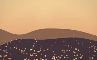 Golden Hour Countryside VII — colourful orange and pink countryside background, variation VII