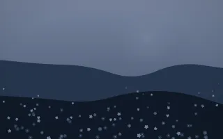 Moonlight Countryside II — dark blue countryside background, variation II