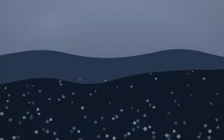 Moonlight Countryside III — dark blue countryside background, variation III