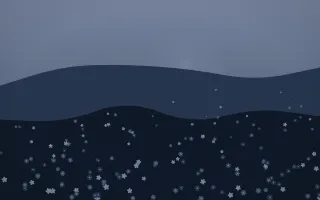 Moonlight Countryside VIII — dark blue countryside background, variation VIII
