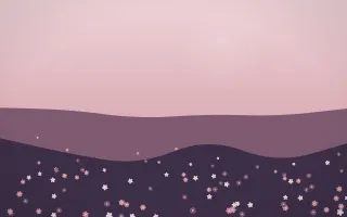 Rose Dusk Countryside — colourful red, pink and purple countryside background