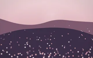 Rose Dusk Countryside VII — colourful red, pink and purple countryside background, variation VII