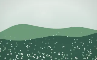 Countryside Signature — light white and green countryside background
