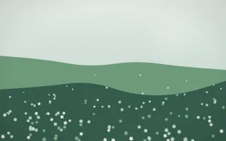 Spring Rain Countryside VI — light white and green countryside background, variation VI
