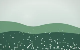 Spring Rain Countryside VII — light white and green countryside background, variation VII
