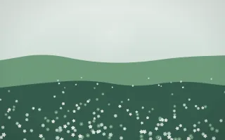 Spring Rain Countryside XI — light white and green countryside background, variation XI
