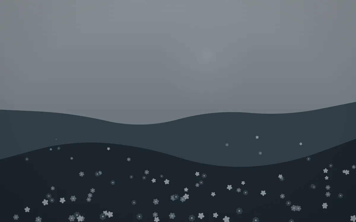 Storm Light Countryside — dark grey and blue countryside background