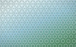 Clear Day Crochet — light blue and green crochet background