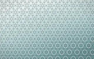 Coastal Mist Crochet II — light white and teal crochet background, variation II