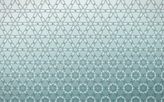 Coastal Mist Crochet III — light white and teal crochet background, variation III