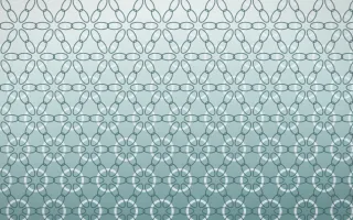 Coastal Mist Crochet IX — light white and teal crochet background, variation IX
