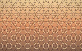 Golden Hour Crochet V — colourful orange and pink crochet background, variation V