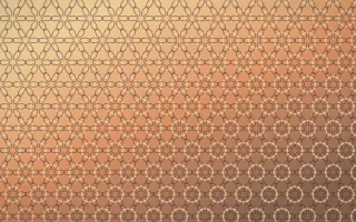 Golden Hour Crochet VI — colourful orange and pink crochet background, variation VI