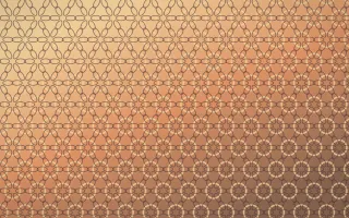 Golden Hour Crochet XI — colourful orange and pink crochet background, variation XI