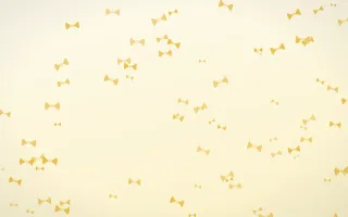 Buttercream Bows — light gold, yellow and white cute background