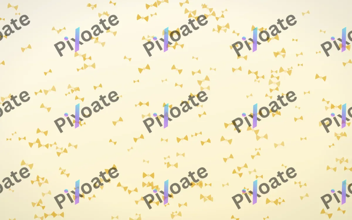 Buttercream Bows Dense — light gold, yellow and white cute background