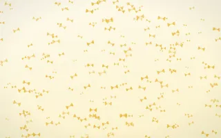 Buttercream Bows Dense — light gold, yellow and white cute background