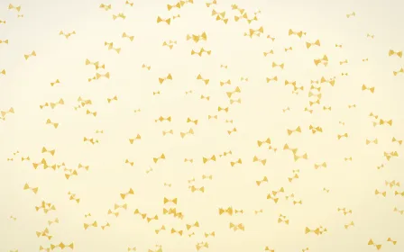 Buttercream Bows Dense — light gold, yellow and white cute background
