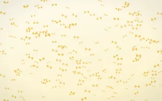 Buttercream Bows Dense III — light gold, yellow and white cute background, variation III