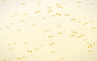 Buttercream Bows II — light gold, yellow and white cute background, variation II