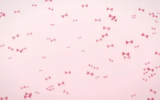 Cherry Soda Bows — light red and white cute background